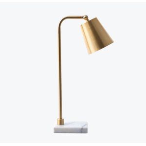 Sophi Table Lamp, Brass and Marble